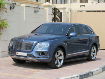 Bentley  Bentayga  2017  Automatic  75,000 Km  12 Cylinder  Four Wheel Drive (4WD)  SUV  Blue
