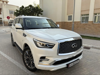 Infiniti  QX  80  2020  Automatic  85,000 Km  8 Cylinder  Four Wheel Drive (4WD)  SUV  White
