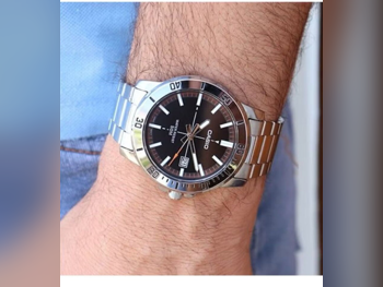 Watches - Casio  - Analogue Watches  - Silver  - Men Watches