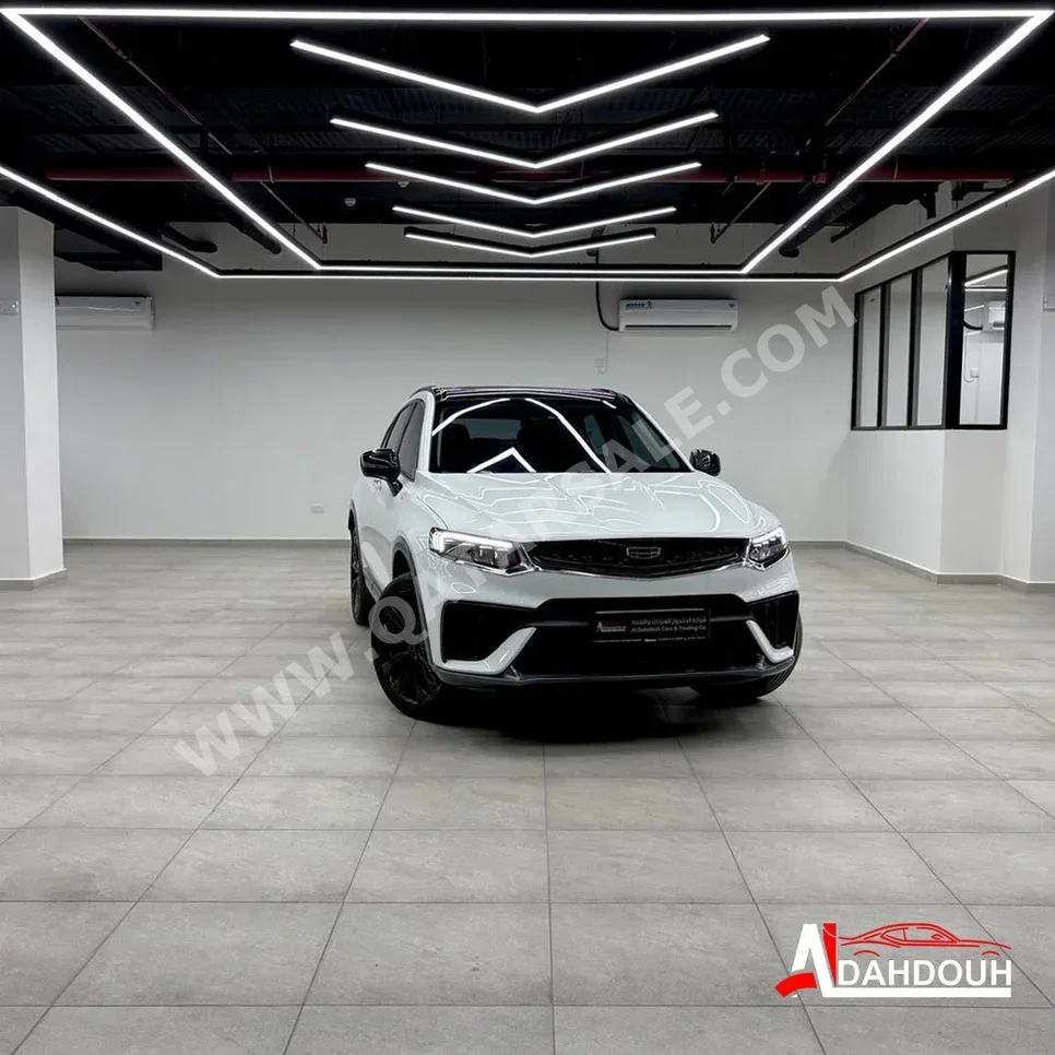 Geely  Tugella  Sport  2024  Automatic  18,000 Km  4 Cylinder  All Wheel Drive (AWD)  SUV  White  With Warranty