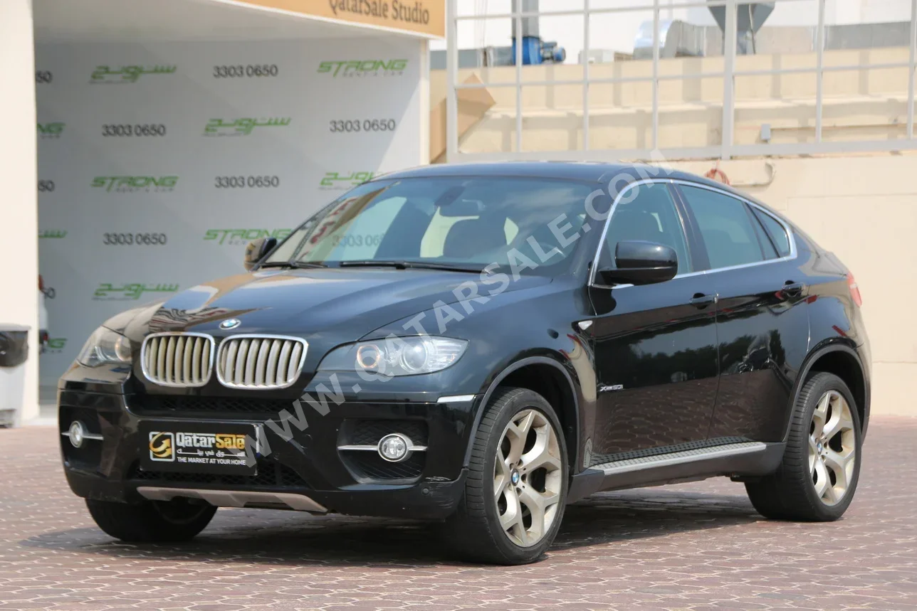 بي ام دبليو  الفئة - اكس  اكس 6 50 اي  2012  اوتوماتيك  80,000 كم  8 سلندر  دفع رباعي  اس يو في  أسود