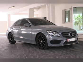 Mercedes-Benz  C-Class  250  2015  Automatic  176,000 Km  4 Cylinder  Rear Wheel Drive (RWD)  Sedan  Gray