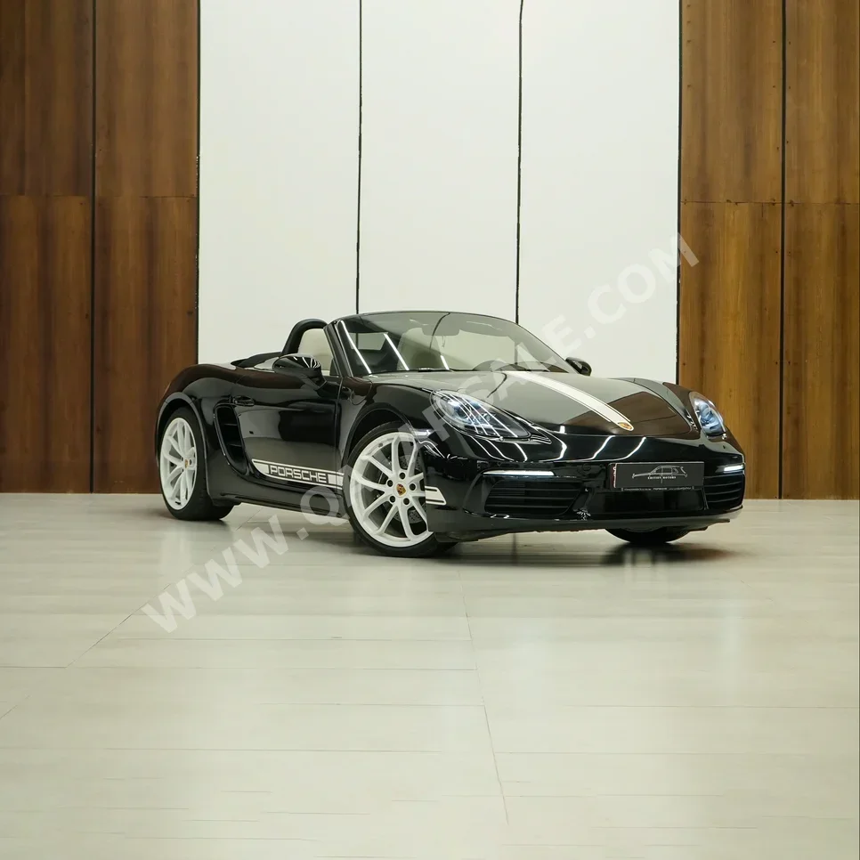 Porsche  Boxster  718  2024  Automatic  8,000 Km  4 Cylinder  All Wheel Drive (AWD)  Convertible  Black  With Warranty