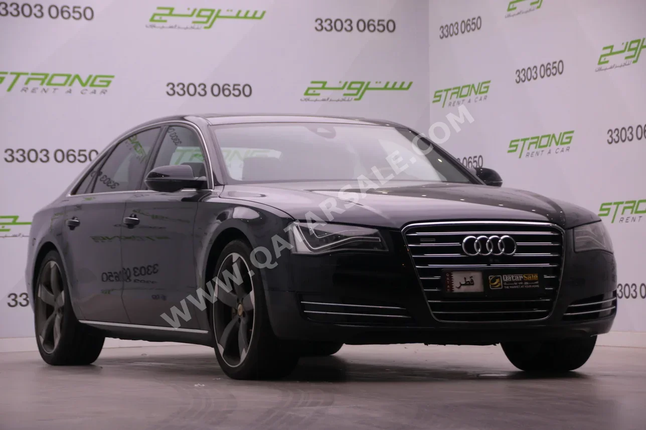 Audi  A8  2014  Automatic  200,000 Km  6 Cylinder  Rear Wheel Drive (RWD)  Sedan  Black