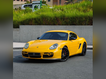 Porsche  Cayman  S  2008  Automatic  109,000 Km  6 Cylinder  Rear Wheel Drive (RWD)  Coupe / Sport  Yellow  With Warranty