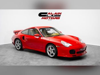 بورش  911  توربو  2002  عادي  17,024 كم  6 سلندر  دفع كلي مستمر  كوبيه \ سبورت  أحمر
