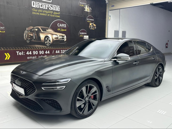 Genesis  G70  2022  Automatic  82,000 Km  6 Cylinder  Rear Wheel Drive (RWD)  Sedan  Gray  With Warranty