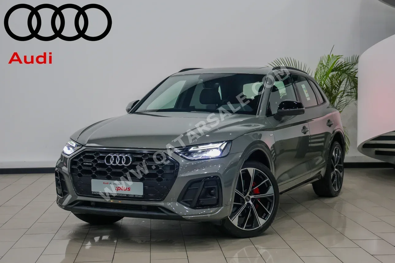 Audi  Q5  45 TFSI Quattro S-Line  2023  Automatic  6,000 Km  4 Cylinder  All Wheel Drive (AWD)  SUV  Gray  With Warranty
