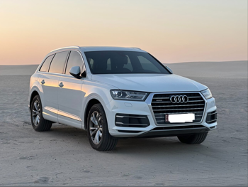 Audi  Q7  40 TFSI  2019  Automatic  81,000 Km  4 Cylinder  All Wheel Drive (AWD)  SUV  White