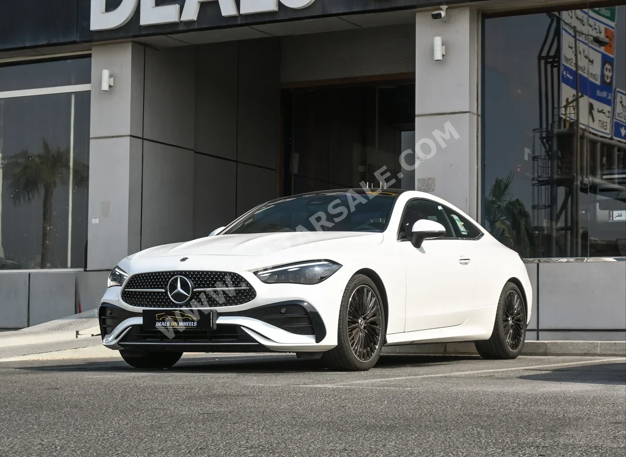 Mercedes-Benz  CLE  200  2024  Automatic  10,000 Km  4 Cylinder  Rear Wheel Drive (RWD)  Coupe / Sport  White  With Warranty