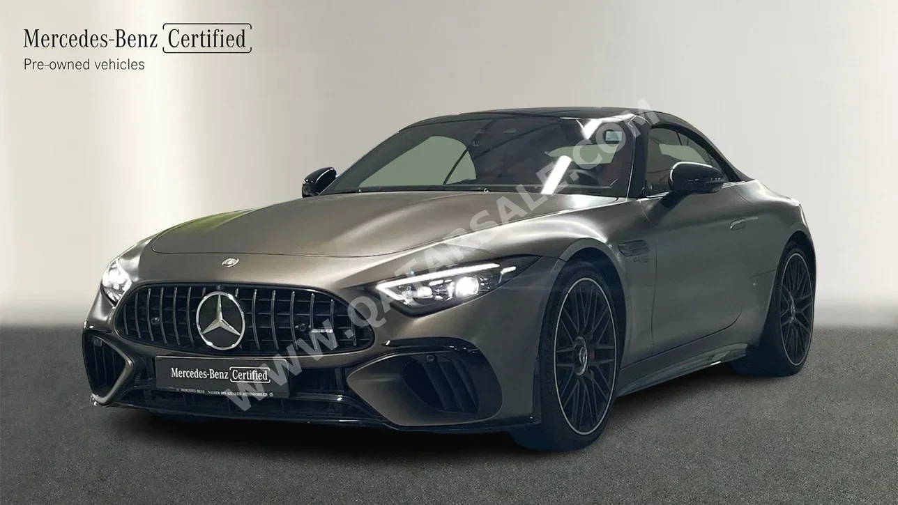 Mercedes-Benz  SL  55 AMG  2023  Automatic  2,612 Km  8 Cylinder  Four Wheel Drive (4WD)  Convertible  Gray  With Warranty