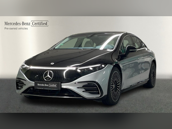 Mercedes-Benz  EQS  450  2024  Automatic  13,000 Km  0 Cylinder  Four Wheel Drive (4WD)  Sedan  Silver and Black  With Warranty