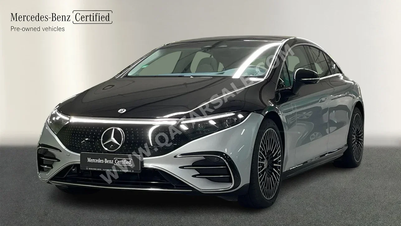 Mercedes-Benz  EQS  450  2024  Automatic  10,584 Km  0 Cylinder  Four Wheel Drive (4WD)  Sedan  Silver and Black  With Warranty