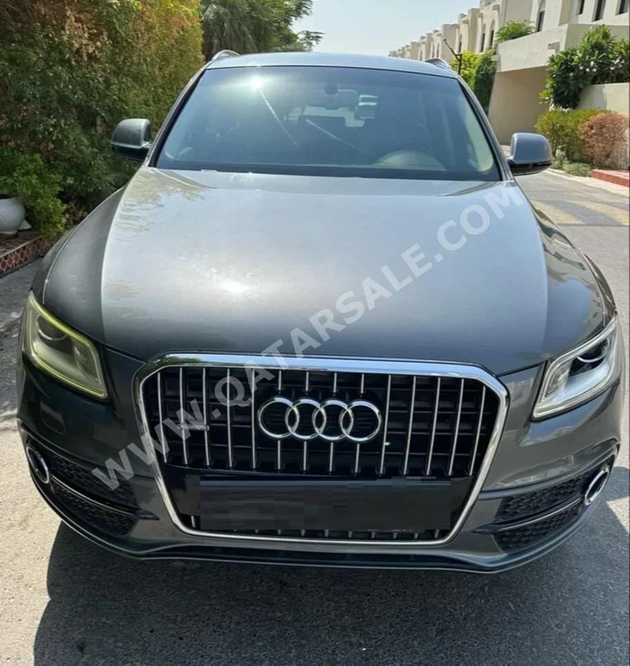 اودي  كيو 5  40 TFSI S-Line  2015  اوتوماتيك  106,000 كم  4 سلندر  دفع كلي مستمر  اس يو في  رمادي