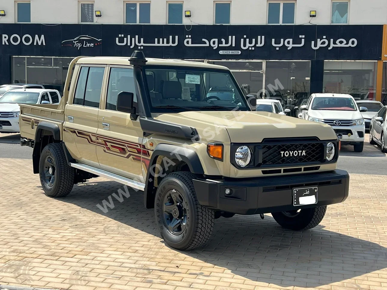 Toyota  Land Cruiser  LX  2025  Manual  0 Km  6 Cylinder  Four Wheel Drive (4WD)  Pick Up  Beige  With Warranty