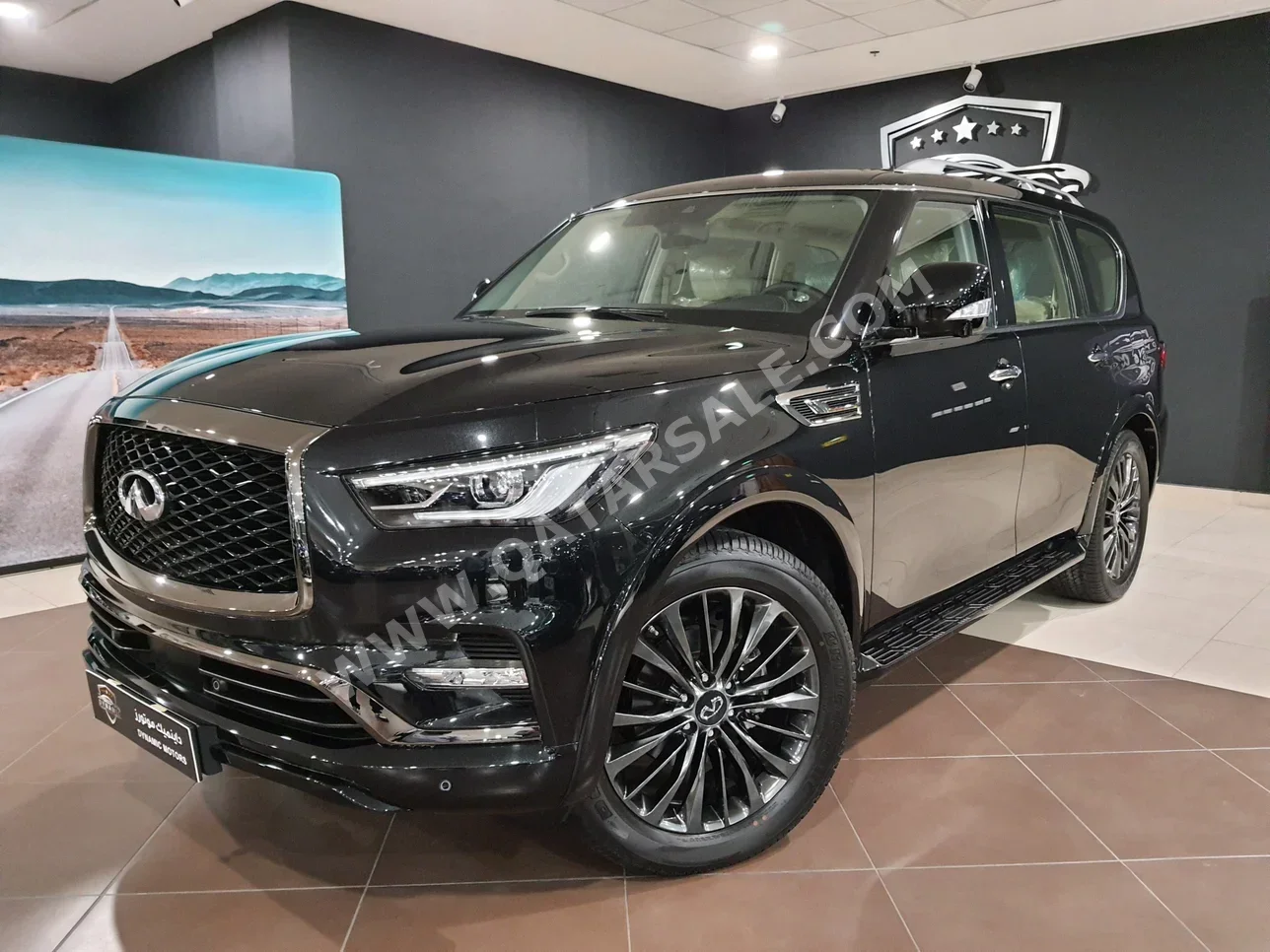 Infiniti  QX  80  2021  Automatic  2,000 Km  8 Cylinder  Four Wheel Drive (4WD)  SUV  Black  With Warranty