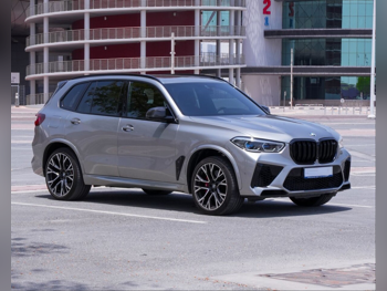BMW  X-Series  X5 M Competition  2022  Automatic  37,000 Km  8 Cylinder  Four Wheel Drive (4WD)  SUV  Gray  With Warranty