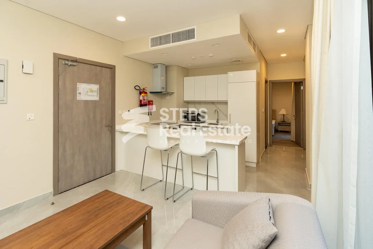 1 غرف نوم شقة للايجار في الدوحة - اللؤلؤة مفروشة بالكامل