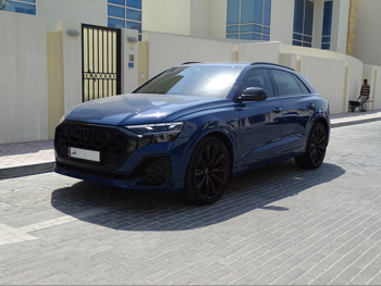 Audi  Q8  S-Line  2024  Automatic  12,500 Km  8 Cylinder  All Wheel Drive (AWD)  SUV  Blue  With Warranty