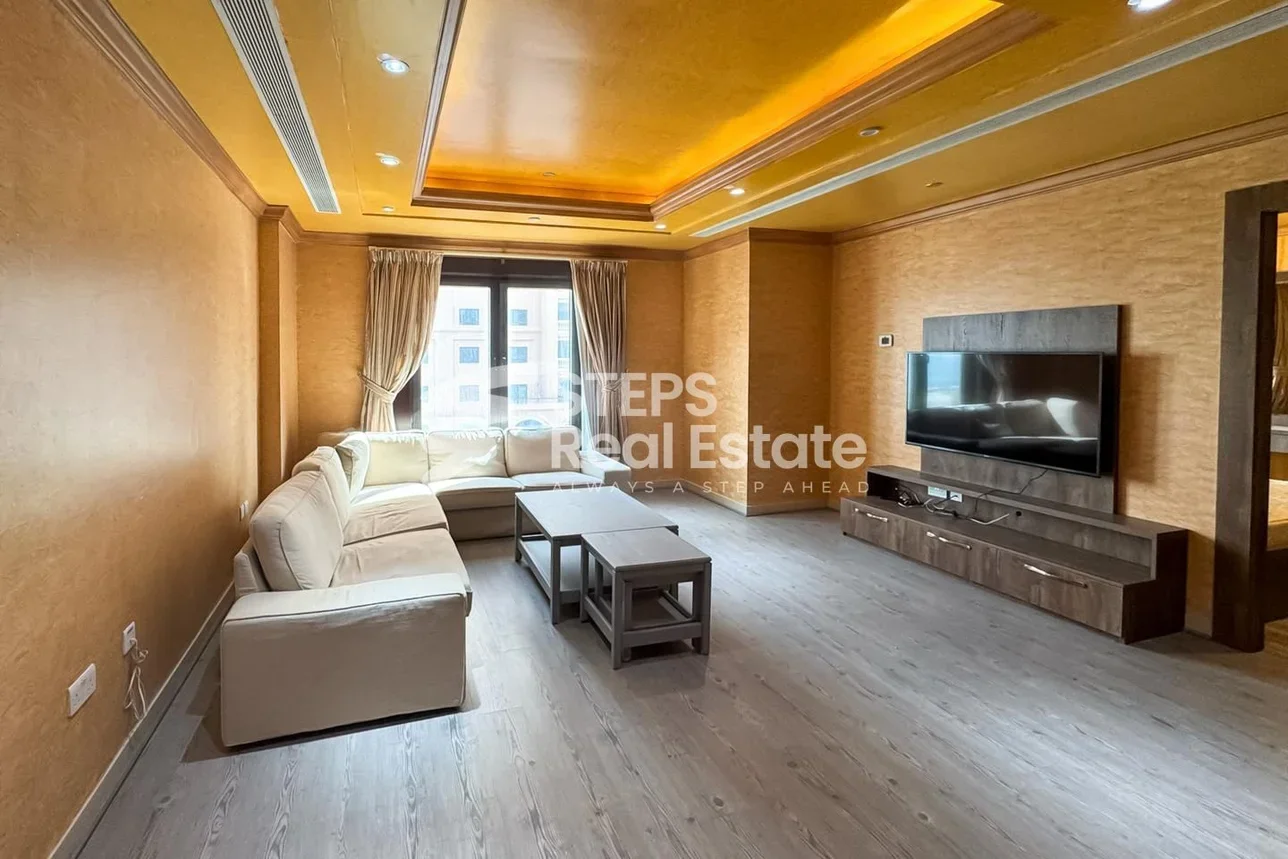 1 غرف نوم شقة للايجار في الدوحة - اللؤلؤة مفروشة بالكامل