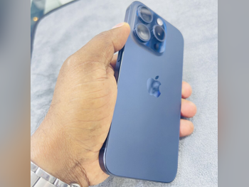 Mobile Phones Apple  - iPhone 15  - Pro  - Blue  - 128 GB