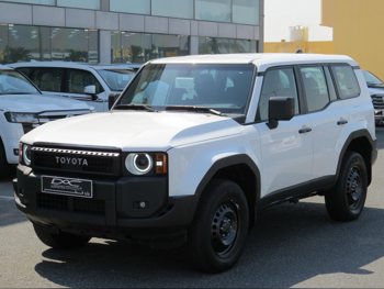 Toyota  Prado  2024  Automatic  0 Km  4 Cylinder  Four Wheel Drive (4WD)  SUV  White  With Warranty