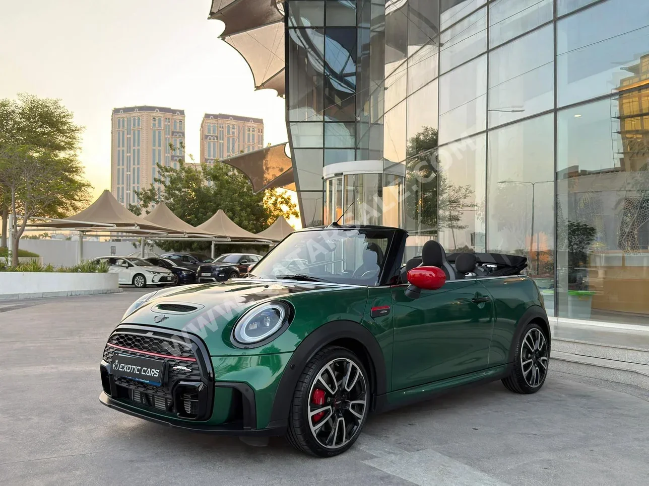 Mini  Cooper  JCW  2022  Automatic  31,000 Km  4 Cylinder  Front Wheel Drive (FWD)  Convertible  Green  With Warranty