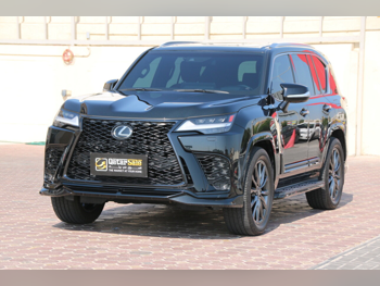 Lexus  LX  600 F Sport  2024  Automatic  60,200 Km  6 Cylinder  Four Wheel Drive (4WD)  SUV  Black  With Warranty