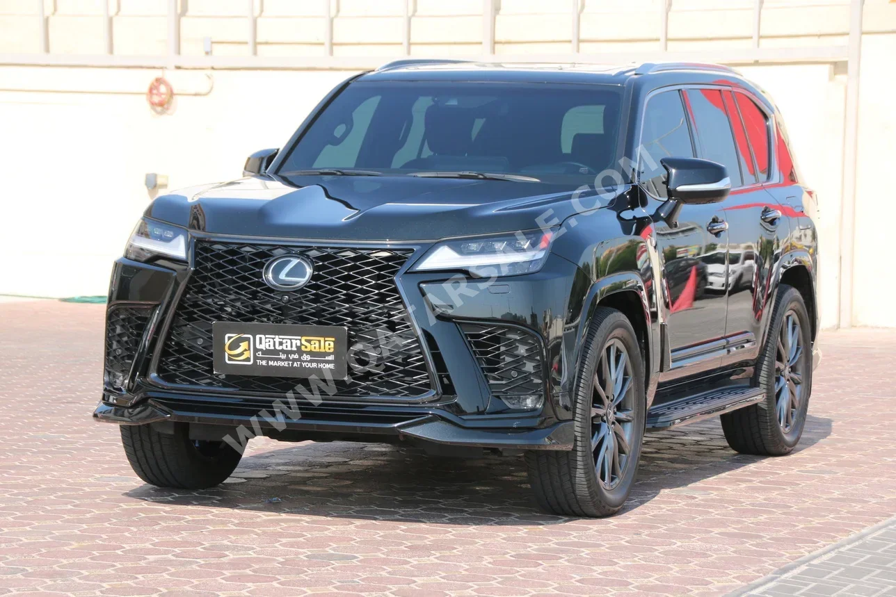 Lexus  LX  600 F Sport  2024  Automatic  60,200 Km  6 Cylinder  Four Wheel Drive (4WD)  SUV  Black  With Warranty