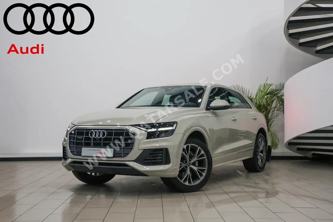 Audi  Q8  2023  Automatic  54,000 Km  6 Cylinder  All Wheel Drive (AWD)  SUV  Beige  With Warranty