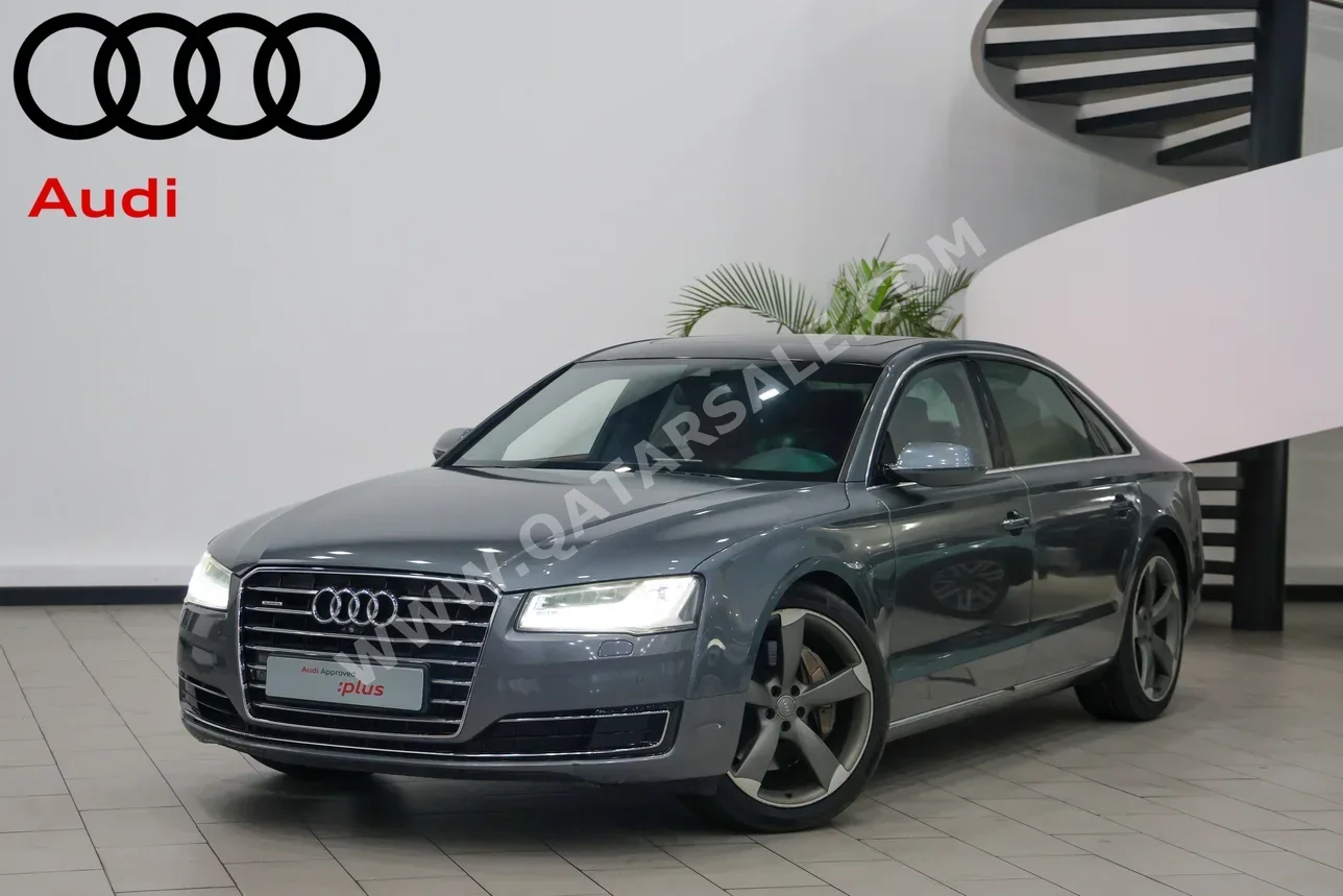 Audi  A8  4.0  2016  Automatic  120,000 Km  8 Cylinder  All Wheel Drive (AWD)  Sedan  Gray