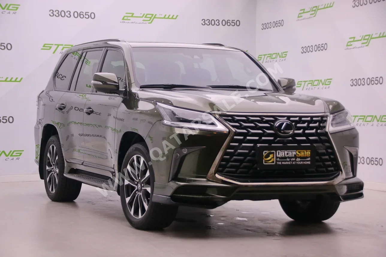 Lexus  LX  570 S Black Edition  2021  Automatic  215,000 Km  8 Cylinder  Four Wheel Drive (4WD)  SUV  Green