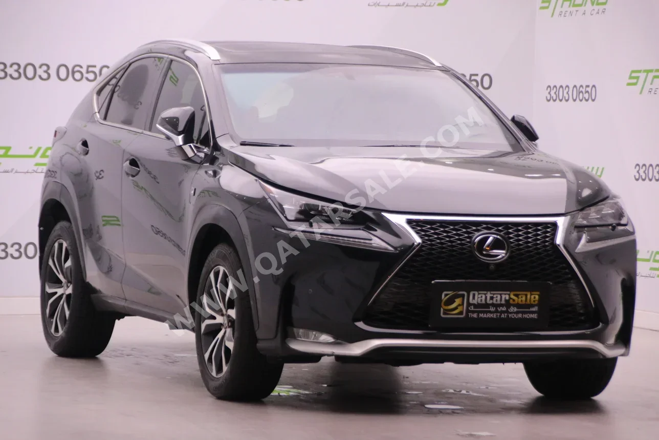 Lexus  NX  200t F Sport  2016  Automatic  102,000 Km  4 Cylinder  Four Wheel Drive (4WD)  SUV  Black