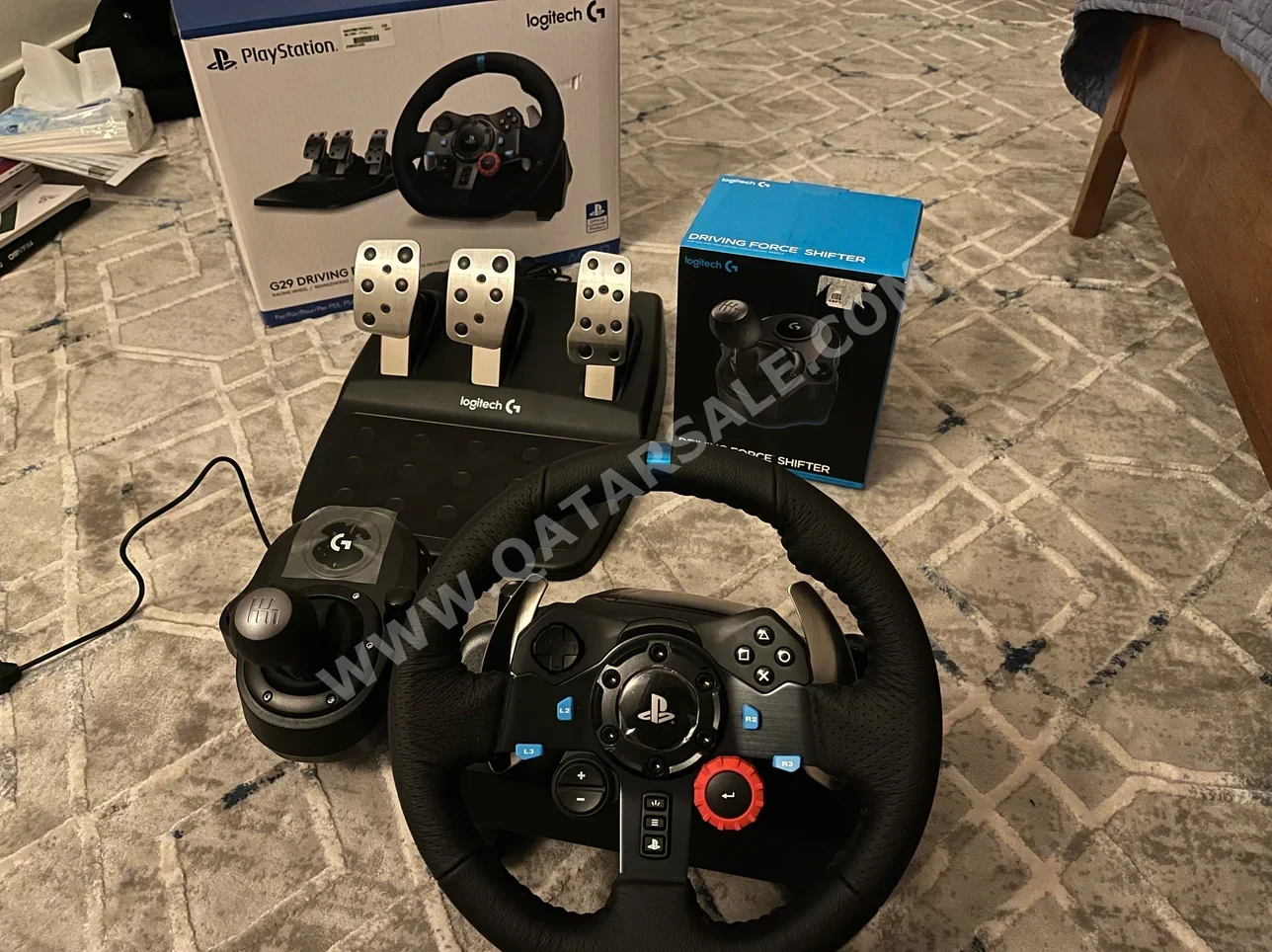 Console Accessories Steering Wheel with Shifter  - Logitech  - G29  - Black