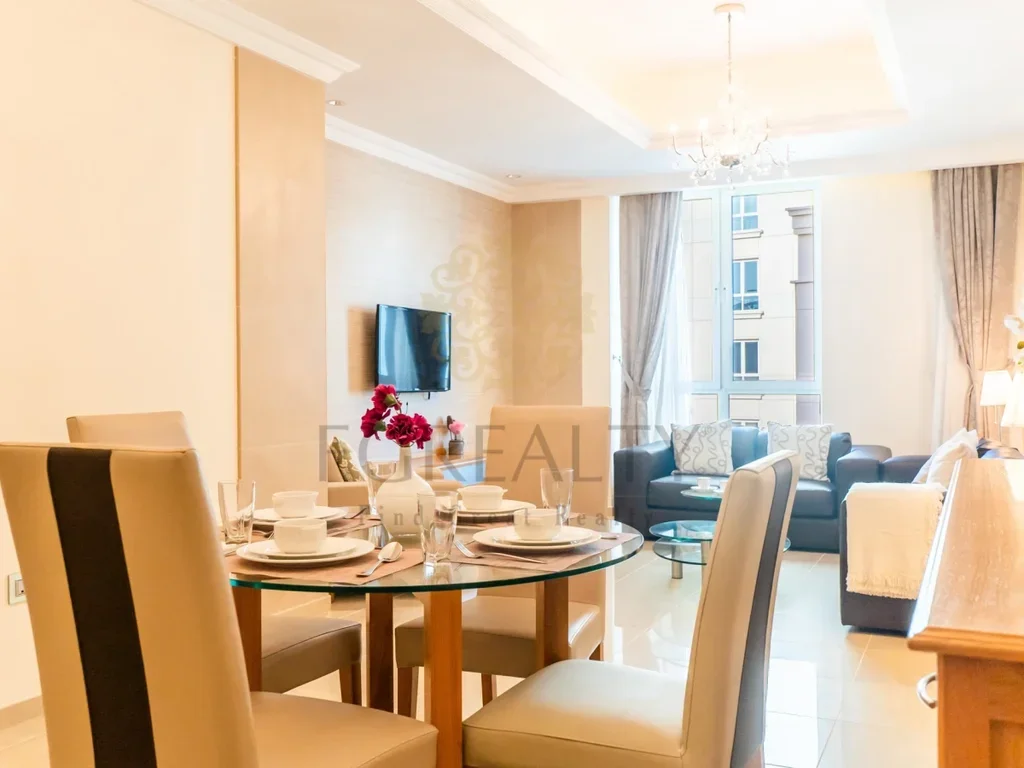 1 Bedrooms Apartment For Rent in Doha - The Pearl Fully Furnished