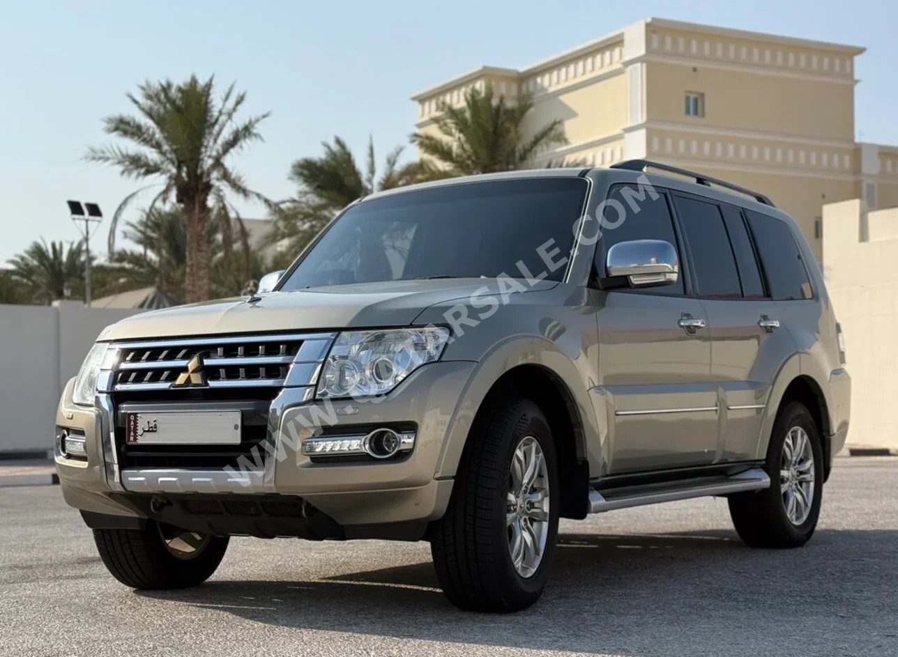 Mitsubishi  Pajero  3.8 Gold Edition  2017  Automatic  58,141 Km  6 Cylinder  Four Wheel Drive (4WD)  SUV  Beige Metalic