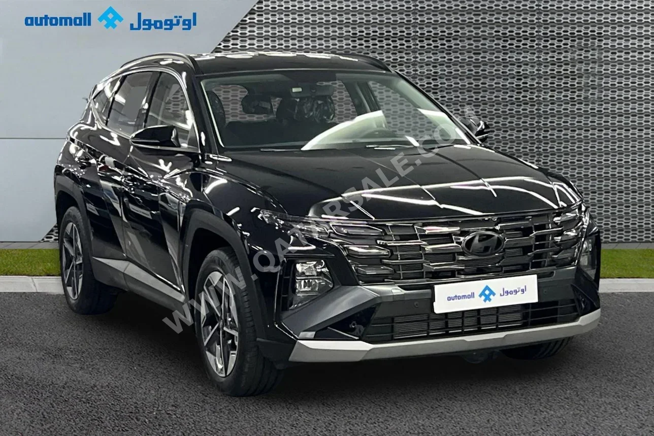 Hyundai  Tucson  Deluxe  2025  Automatic  560 Km  4 Cylinder  Front Wheel Drive (FWD)  SUV  Black  With Warranty