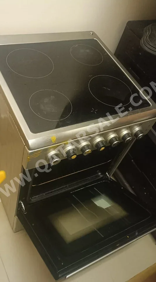 AFTRON /  Oven / Microwave Combination /  Electric And Gas  Chrome