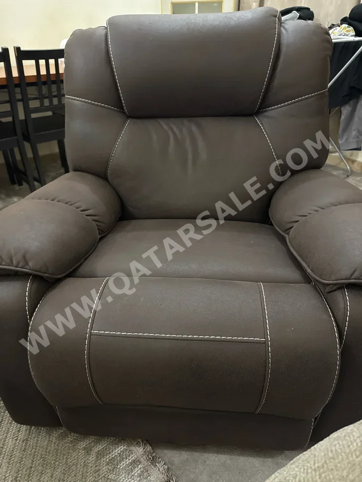 Sofas, Couches & Chairs Home Center  Rocking Chair  - Leather Match  - Sepia & Gold