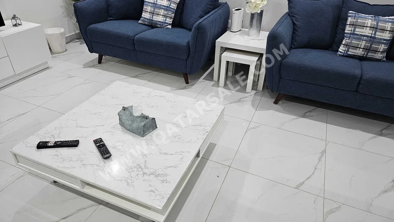 Tables & Sideboards Table & Chairs  - White
