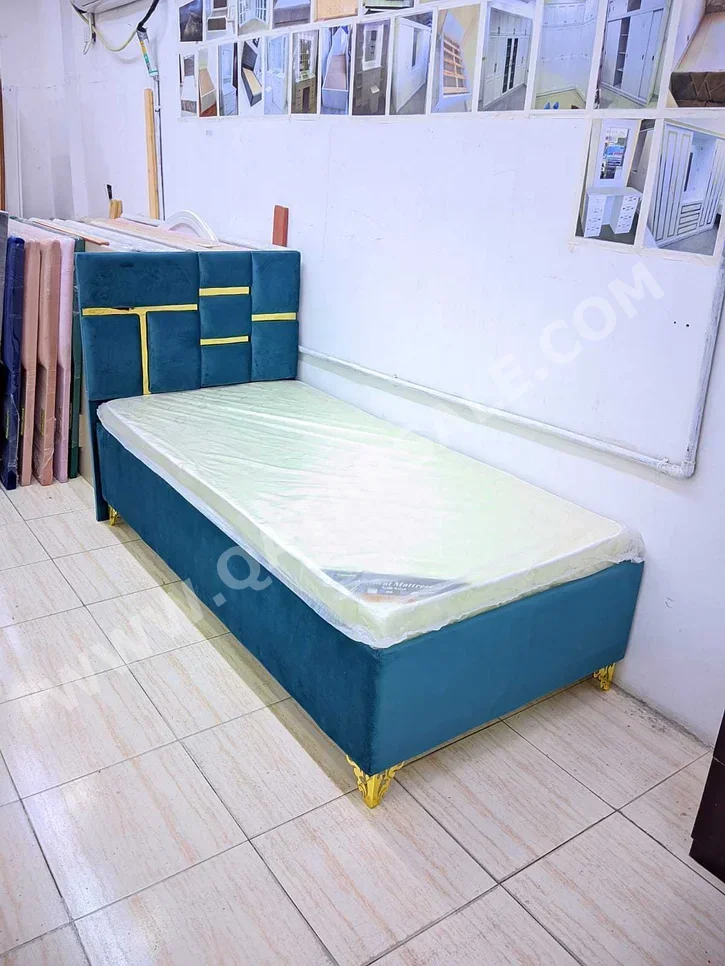 Beds - Lifestyle  - Single  - Green  - Mattress Included