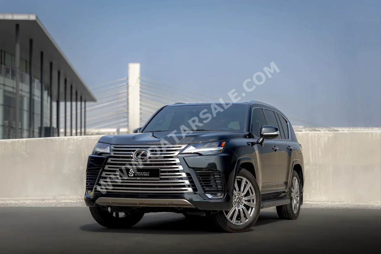 Lexus  LX  600 VIP  2023  Automatic  70,000 Km  6 Cylinder  Four Wheel Drive (4WD)  SUV  Black  With Warranty