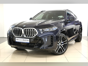 BMW  X-Series  X6  2024  Automatic  22,000 Km  6 Cylinder  Four Wheel Drive (4WD)  SUV  Black  With Warranty
