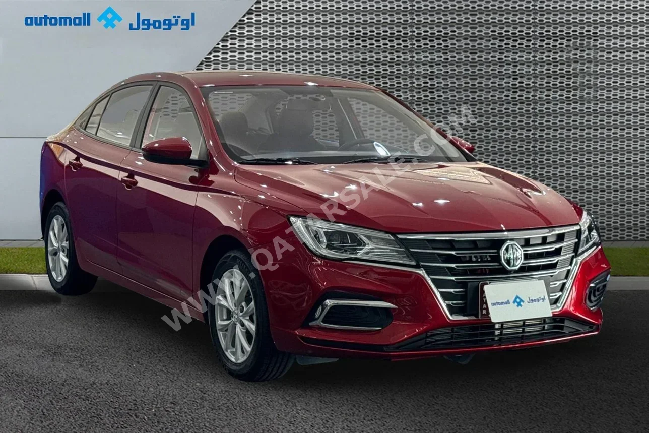 MG  5  2025  Automatic  560 Km  4 Cylinder  Front Wheel Drive (FWD)  Sedan  Red  With Warranty