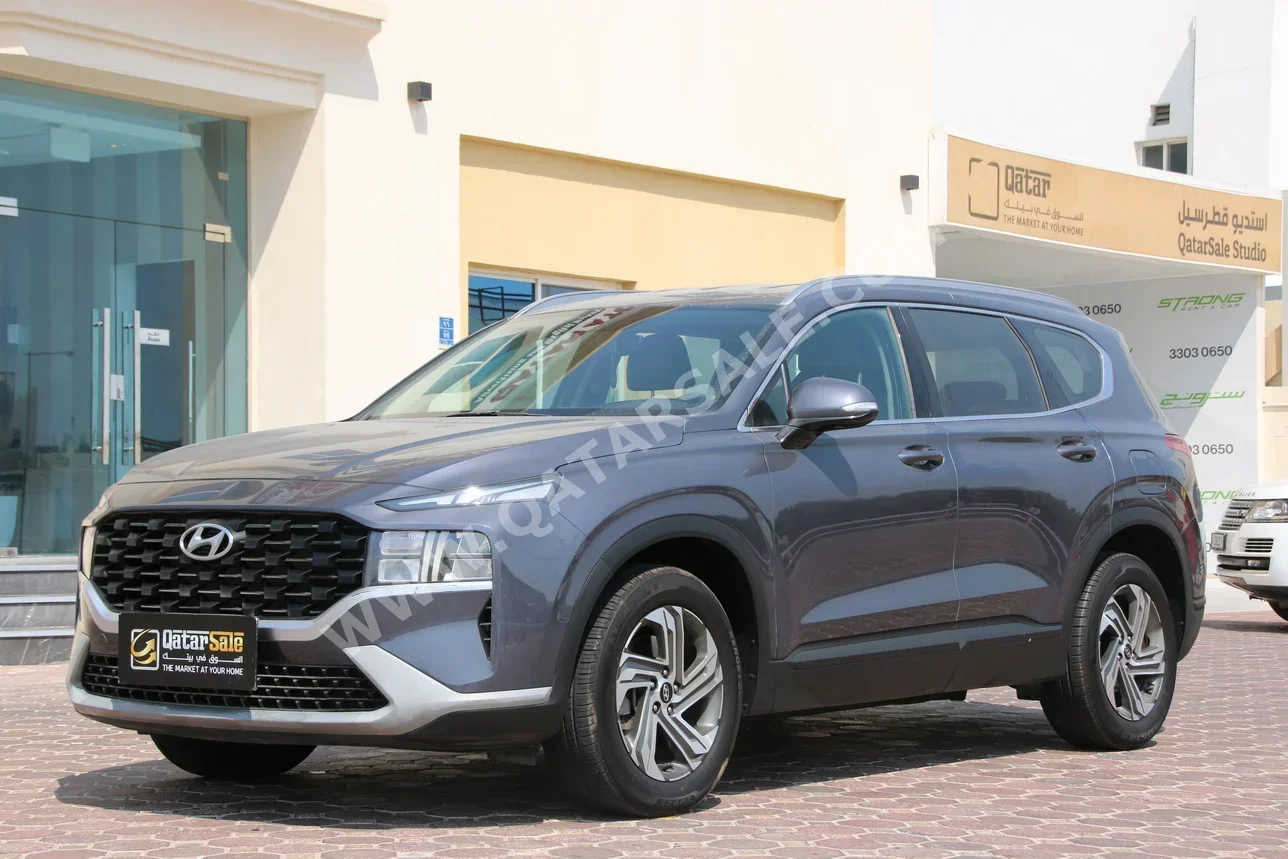 Hyundai  Santa Fe  2023  Automatic  67,000 Km  4 Cylinder  Four Wheel Drive (4WD)  SUV  Blue  With Warranty