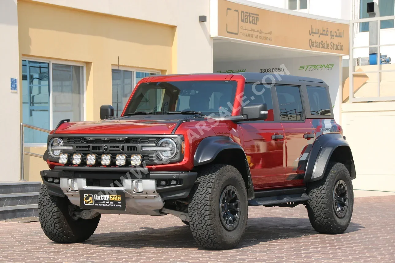 Ford  Bronco  Raptor  2024  Automatic  20,000 Km  6 Cylinder  Four Wheel Drive (4WD)  SUV  Red  With Warranty