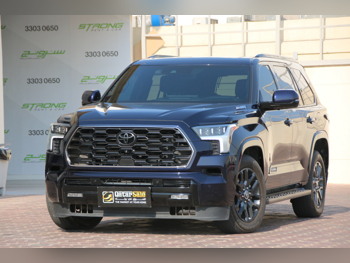 Toyota  Sequoia  Platinum  2023  Automatic  36,000 Km  6 Cylinder  Four Wheel Drive (4WD)  SUV  Dark Blue