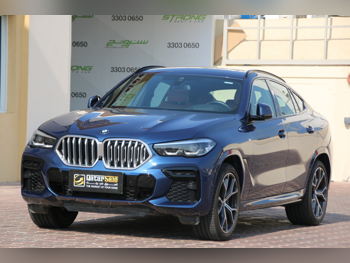 BMW  X-Series  X6 40i  2022  Automatic  66,000 Km  6 Cylinder  Four Wheel Drive (4WD)  SUV  Dark Blue  With Warranty