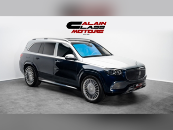 Mercedes-Benz  GLS  600 Maybach  2021  Automatic  35,722 Km  8 Cylinder  Four Wheel Drive (4WD)  SUV  Blue and Silver