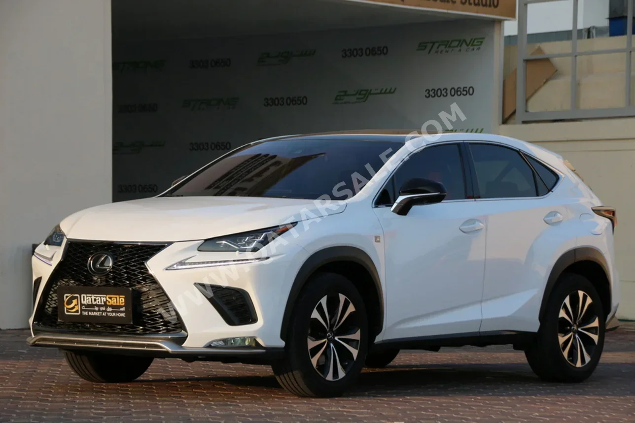 Lexus  NX  300 F Sport  2020  Automatic  34,300 Km  4 Cylinder  Four Wheel Drive (4WD)  SUV  White